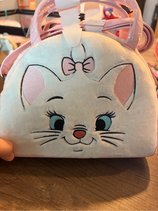 Loungefly Handbags - Loungefly White & Pink Marie Plush Crossbody Bag